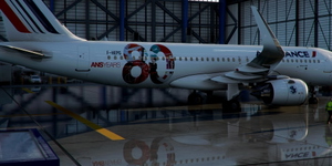 [A32NX] FlyByWire | Airbus A320neo Air France F-HEPG with mask in 8k thumbnail 3