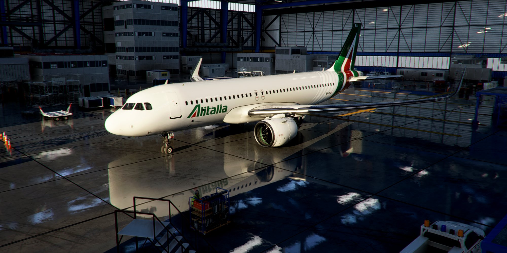 [A32NX] FlyByWire | Airbus A320neo ALITALIA EI-DSA in 8k - Image 1