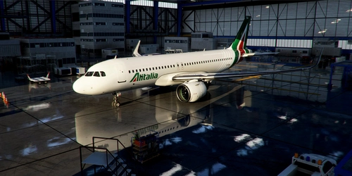 [A32NX] FlyByWire | Airbus A320neo ALITALIA EI-DSA in 8k