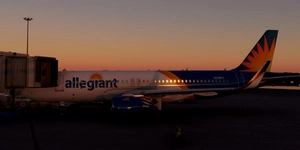 [A32NX] FlyByWire | Airbus A320neo ALLEGIANT N256NV in 8k thumbnail 2