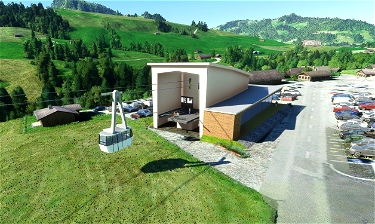 Functional Cable Car 'Hoher Kasten' Switzerland Microsoft Flight Simulator