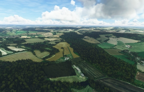 GB-8262 Pitlands Barns Airstrip, Up Marden, Chichester, West Sussex, England, UK.