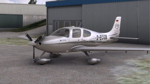 German Registered Cirrus SR22-GTS Turbo D-ECGB. thumbnail 6