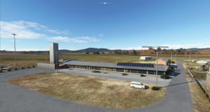 Goulburn Airport with Rocky Hill War Memorial thumbnail 2