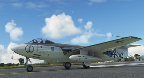 Hawker Sea Hawk German Navy with Code: RB+242