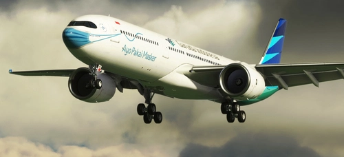 Headwind A330 NEO Garuda Indonesia PK-GHG Masker Livery