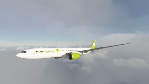headwind Airbus A330-900neo AsioMerica | 4K