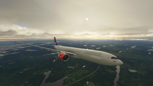 headwind Airbus A330-900neo Scandinavian Airlines SE-REH | 4K | Fictional | Discontinued thumbnail 3