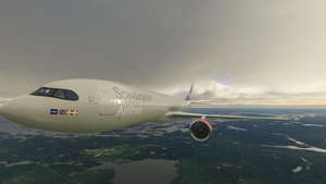 headwind Airbus A330-900neo Scandinavian Airlines SE-REH | 4K | Fictional | Discontinued thumbnail 2