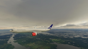 headwind Airbus A330-900neo Scandinavian Airlines SE-REH | 4K | Fictional | Discontinued thumbnail 1
