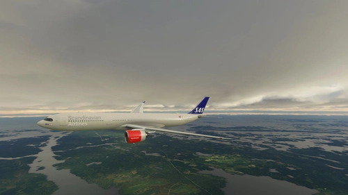 headwind Airbus A330-900neo Scandinavian Airlines SE-REH | 4K | Fictional | Discontinued