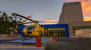 Hospital "Links der Weser"/ ADAC Luftrettung CHX6, Bremen (Germany) thumbnail 3