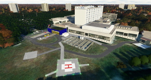 Hospital "Links der Weser"/ ADAC Luftrettung CHX6, Bremen (Germany) thumbnail 4