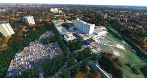 Hospital "Links der Weser"/ ADAC Luftrettung CHX6, Bremen (Germany) thumbnail 6