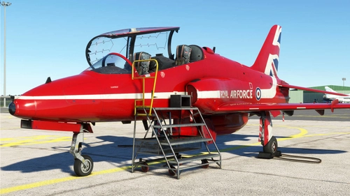 Improved Flightmodel for JustFlight Hawk T1/IFT T45 Goshawk