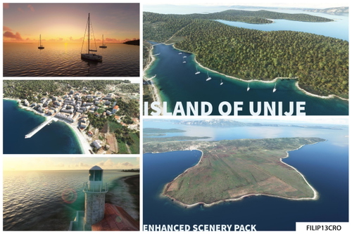 Island Unije - Enhanced Scenery Pack