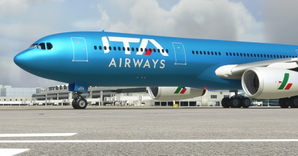 ITA Airways "metal livery" A330-300 (PMP) thumbnail 4