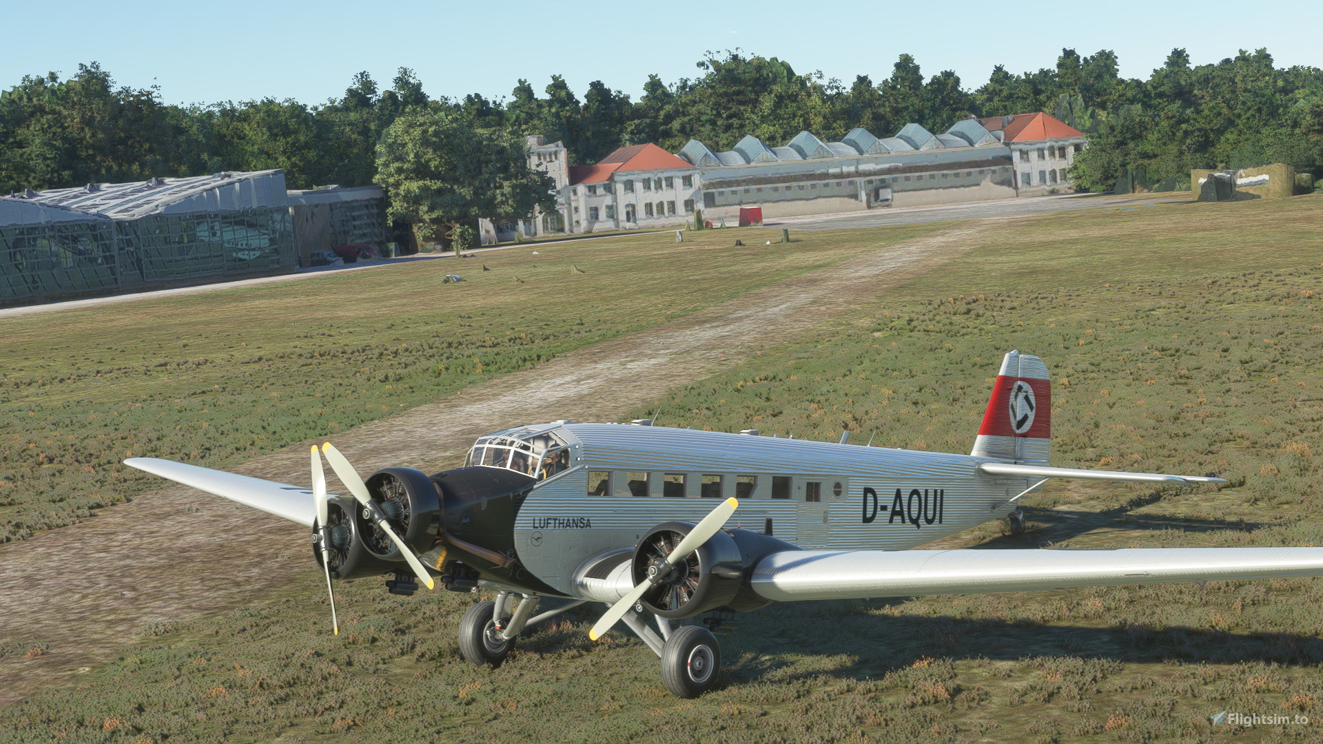 Junkers Ju-52/3m D-AQUI (1936) livery for Microsoft Flight