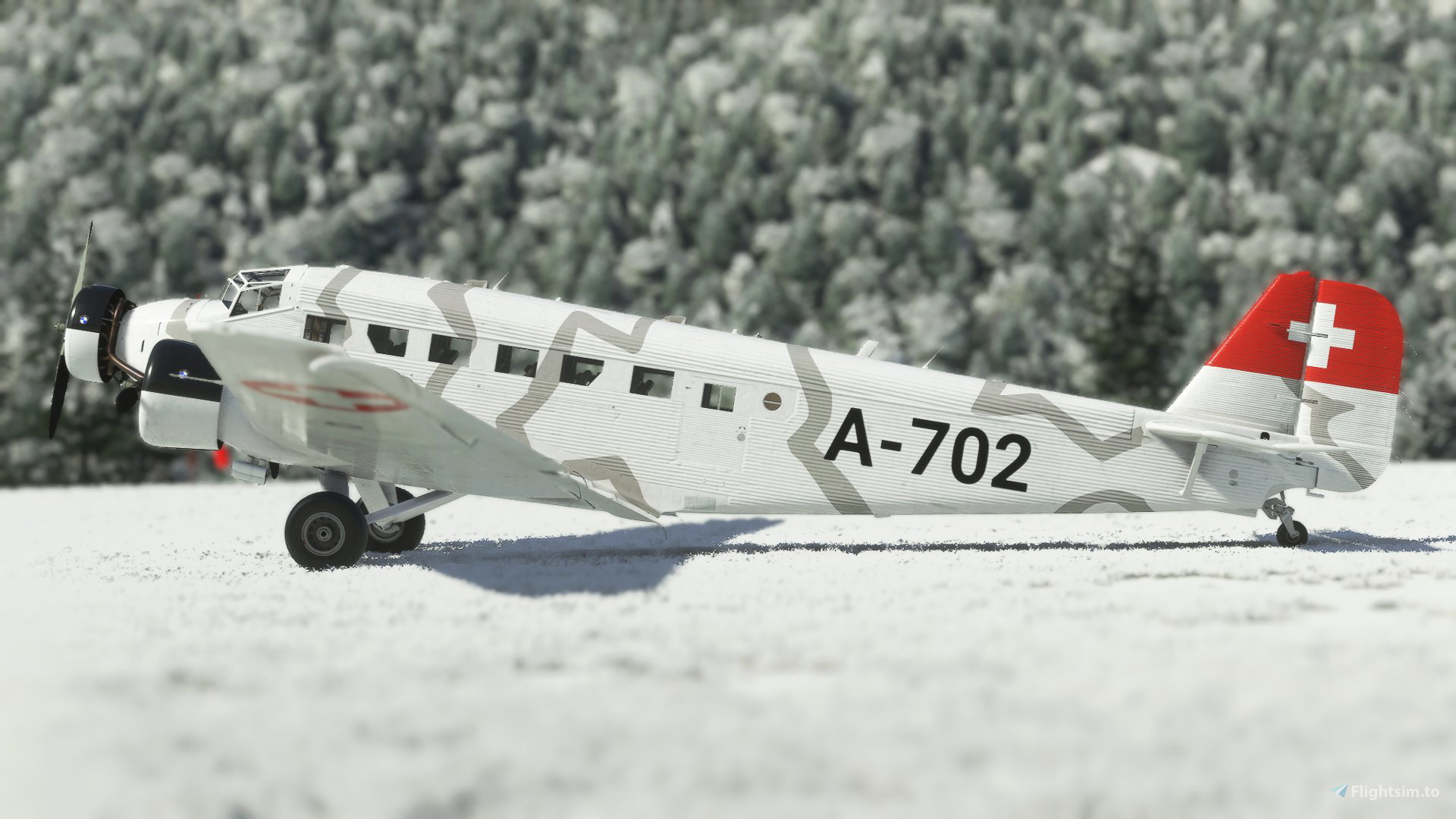 Junkers JU-52 | A-702 (Swiss Air Force) のために Microsoft Flight