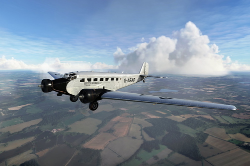 Junkers JU-52 British Airways (1939) - 8k resolution