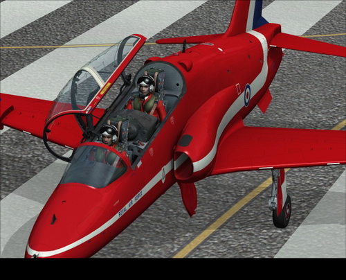 Just Flight Hawk Mk1 Red Arrow Flying suit