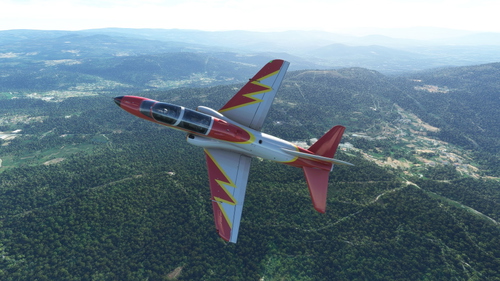 Just Flight Hawk T1 Patrulla Águila-Ejercito del Aire (Fictional)