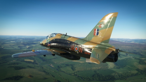 Just Flight Hawk T1 RCAF Hawk Royal Canadian Air Force Camo livery.