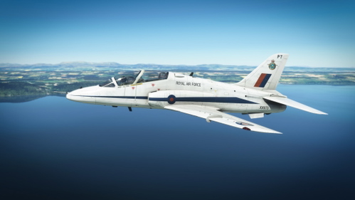 Just Flight Hawk T1 Royal Air Force RAF XX073 Prototype.