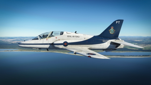Just Flight Hawk T1 Royal Air Force RAF XX074 Prototype.