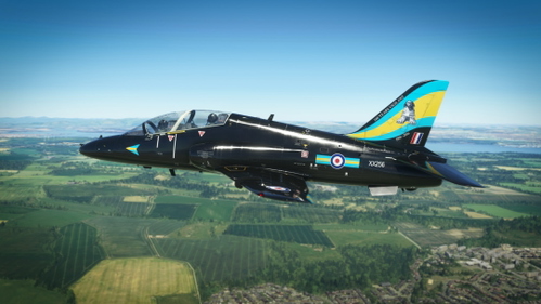 Just Flight Hawk T1 Royal Air Force RAF XX256 208 Squadron Centenary.