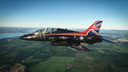 Just Flight Hawk T1 Royal Air Force RAF XX261 30 Years.