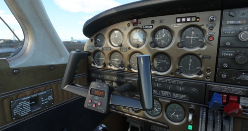 Just Flight Piper Turbo Arrow III / IV additional instrument and external cameras