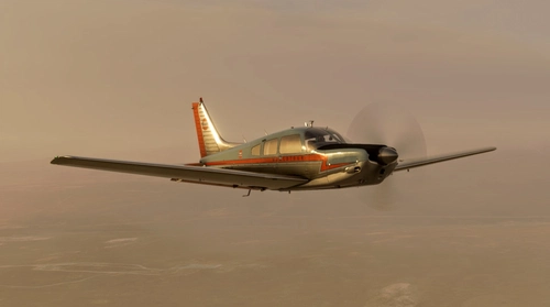 JustFlight Piper P28R Arrow III Gulf | WorldTour "Vintage"