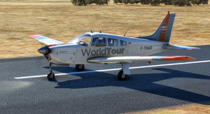 JustFlight Piper P28R Arrow III Gulf | WorldTour thumbnail 1