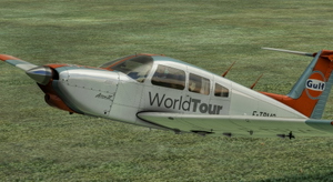 JustFlight Piper P28R Arrow IV Gulf | WorldTour thumbnail 1