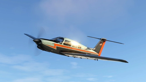 JustFlight Piper P28R Arrow IV Gulf | WorldTour "Vintage"