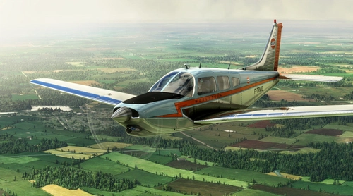 JustFlight Piper P28R Turbo Arrow III Gulf | WorldTour "Vintage"