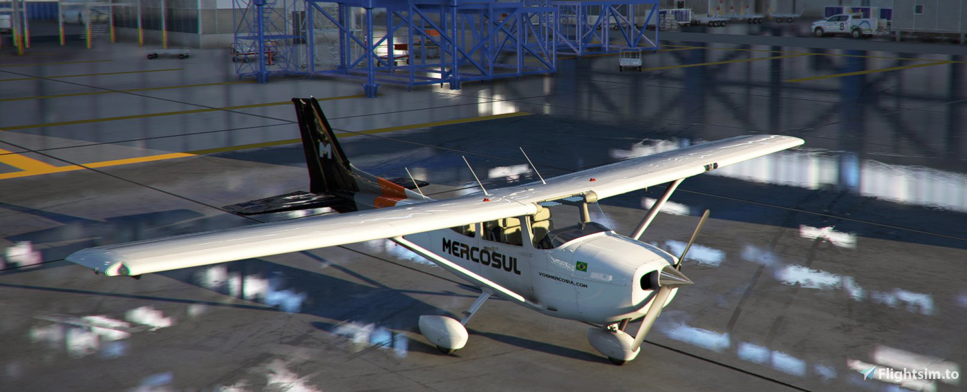 Livery - Mercosul - MLA - C172 Classic Primitive 对于 Microsoft Flight ...