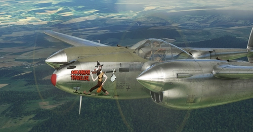 Lockheed P-38 "Arkansas Traveller" 367th FG/392nd FS