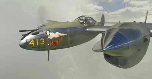 Lockheed P-38 "Hazel" 44th FS / 18th FG