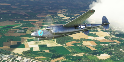 Lockheed P-38 "Snafuperman"