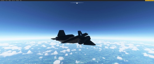 flight simulator x sr 71