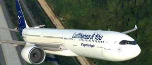 Lufthansa & You #TogetherAgain (D-AIXP) A350XWB special livery on HWD A330neo-900 (Fictional) [8K] thumbnail 3