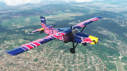 MilViz Pilatus PC-6 Turbo Porter - RedBull fictional livery