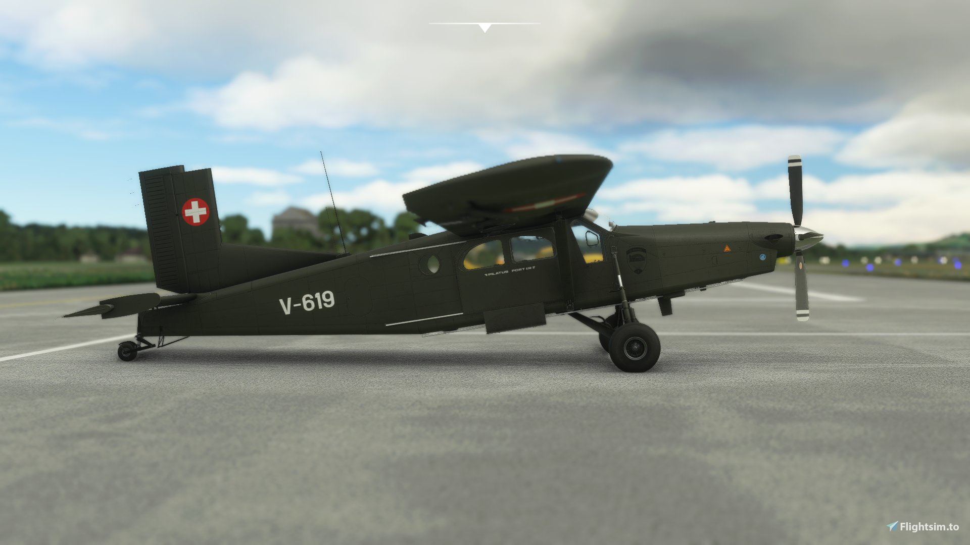 Milviz Pilatus PC-6 Turbo Porter V-619 Swiss Air Force - Image 1
