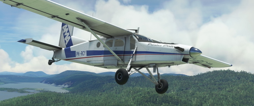 Milviz Pilatus Porter PC-6 AMA livery (PK-RCY)