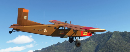 Porter PC-6 Milviz India VT-JSM