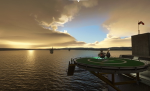 NHMS Newhall Mains Hotel Airfield, Scotland, UK. + Landable Oil platforms in Cromarty Firth. (New) thumbnail 8
