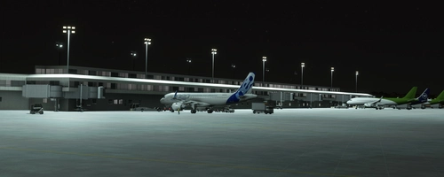 Night Airport Lighting - Latin America