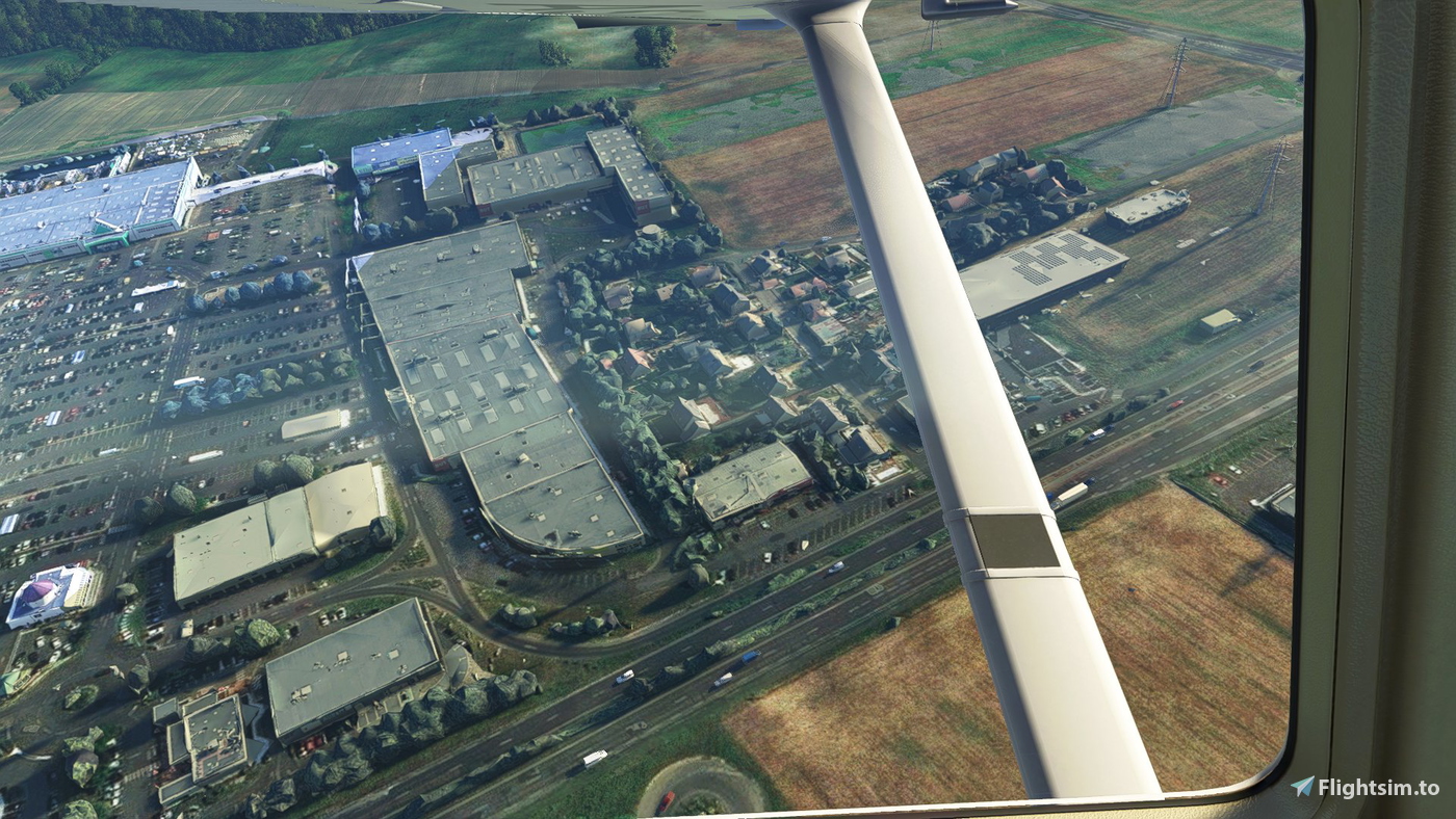 Osny - Centre Commercial De L'oseraie for Microsoft Flight Simulator | MSFS